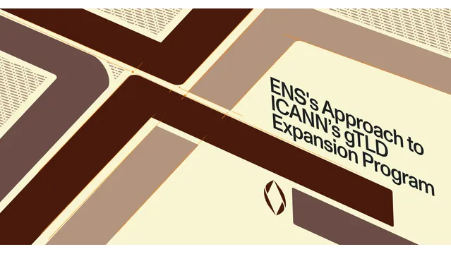 How ENS Is Approaching ICANN's gTLD Expansion Program